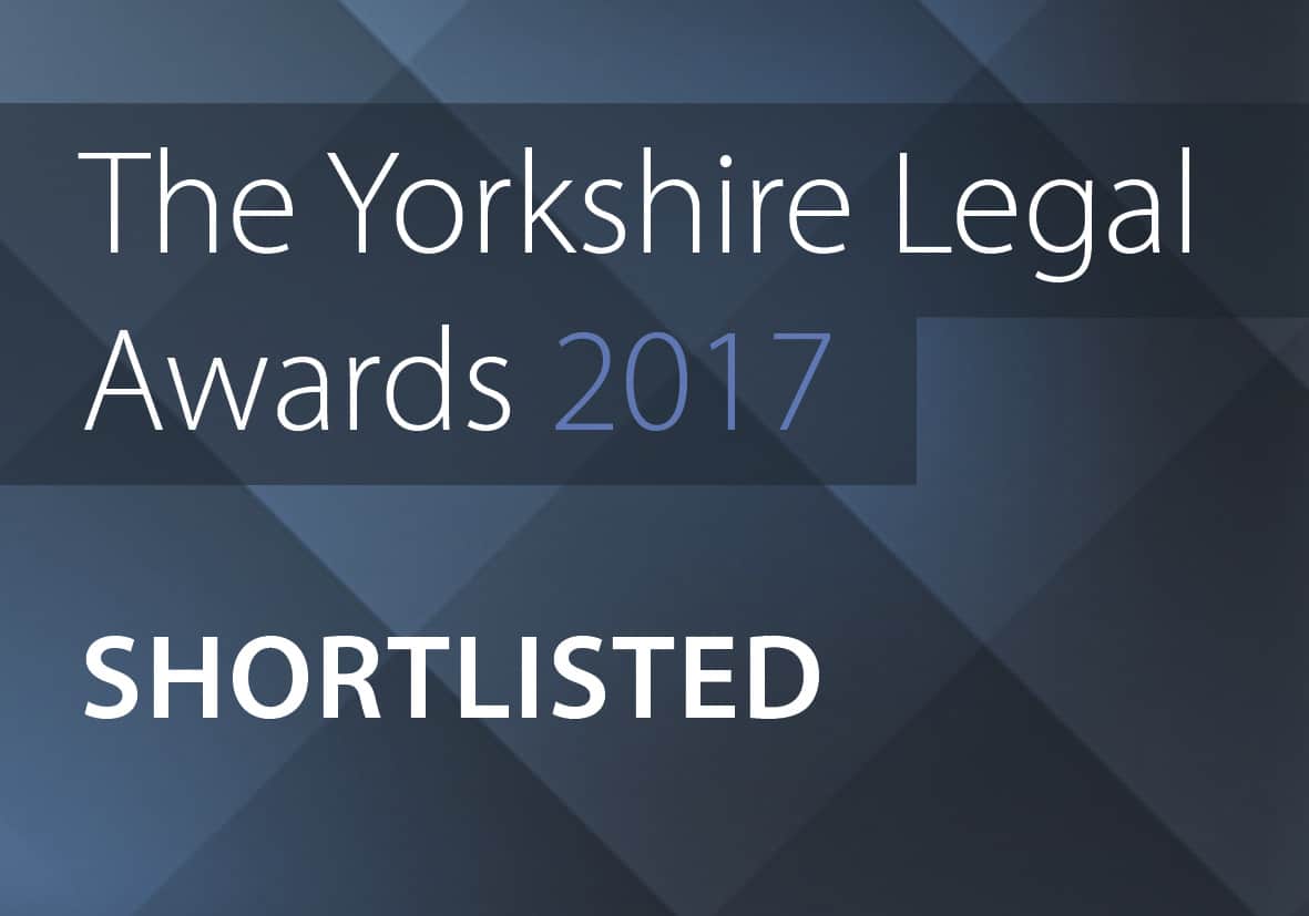 Yorkshire Legal Awards 2017 – Chambers is delighted to be shortlisted for ‘Chambers of the Year’