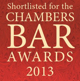 Seamus Sweeney shortlisted Chambers and Partners – Junior Employment Barrister of the Year 2013