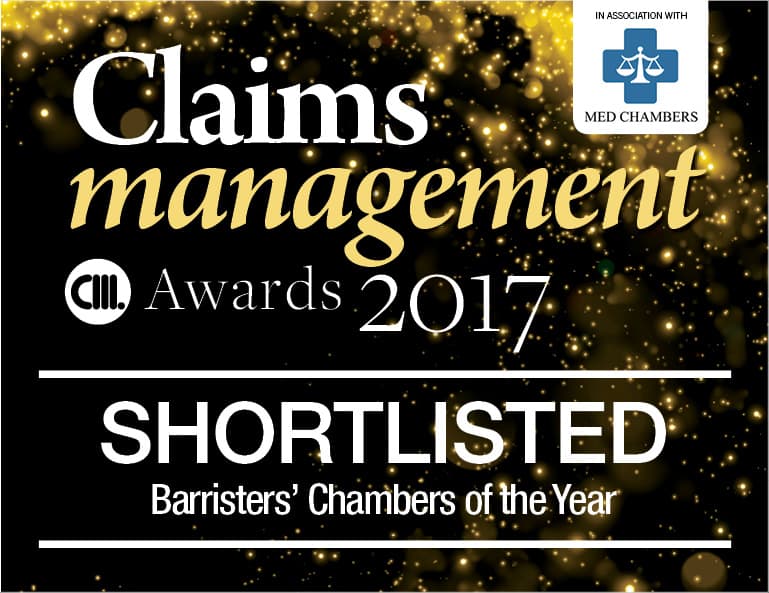 Parklane Plowden shortlisted for ‘Barristers’ Chambers of the Year at the Claims Management Awards 2017