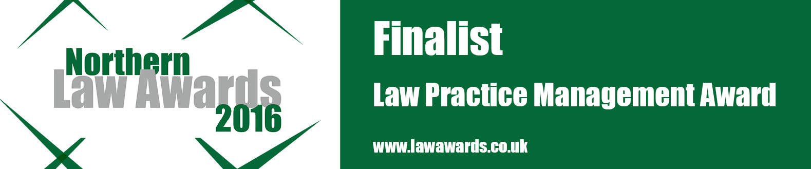 We’ve been shortlisted for a Northern Law Award!