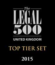Legal 500 2015 – Top Tier Set