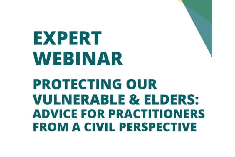 Barrister Leila Benyounes will speak at the Ramsdens Solicitors Expert Webinar series on the 12th November 2020.