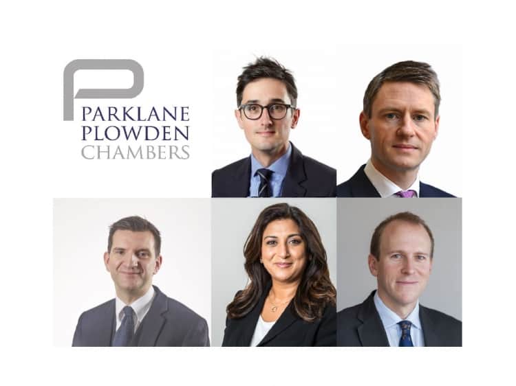 Five barristers at Parklane Plowden Chambers appointed to Deputy District Judge.