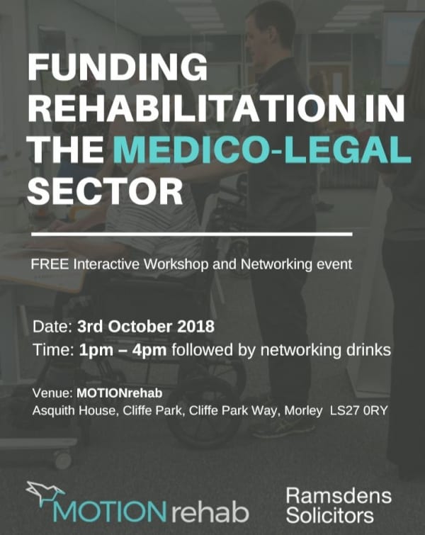Funding Rehabilitation in the Medico-Legal Sector