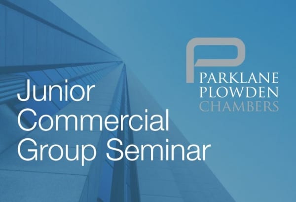Junior Commercial Group Seminar – 21st March 2019