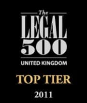 Top Tier Set – Legal 500 2011