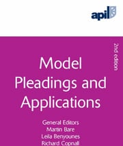 Members publish ‘APIL Model Pleadings and Applications’