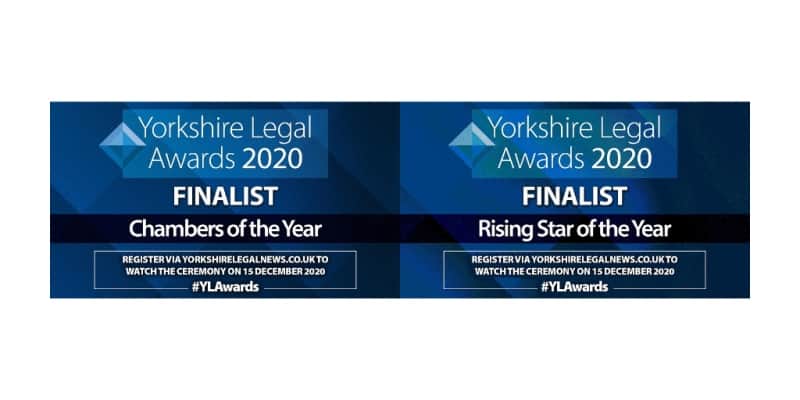 Parklane Plowden shortlisted in two categories at the 2020 Yorkshire Legal Awards.