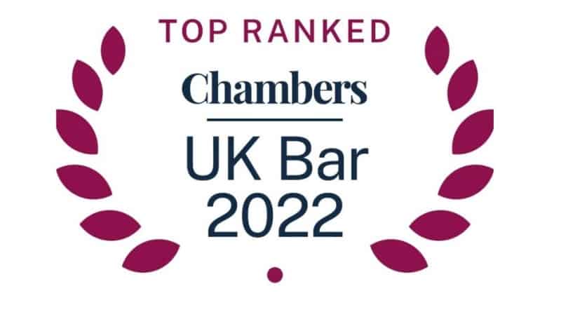 Parklane Plowden Chambers named as Band 1 Barristers’ set across five practice areas in Chambers & Partners 2022 rankings