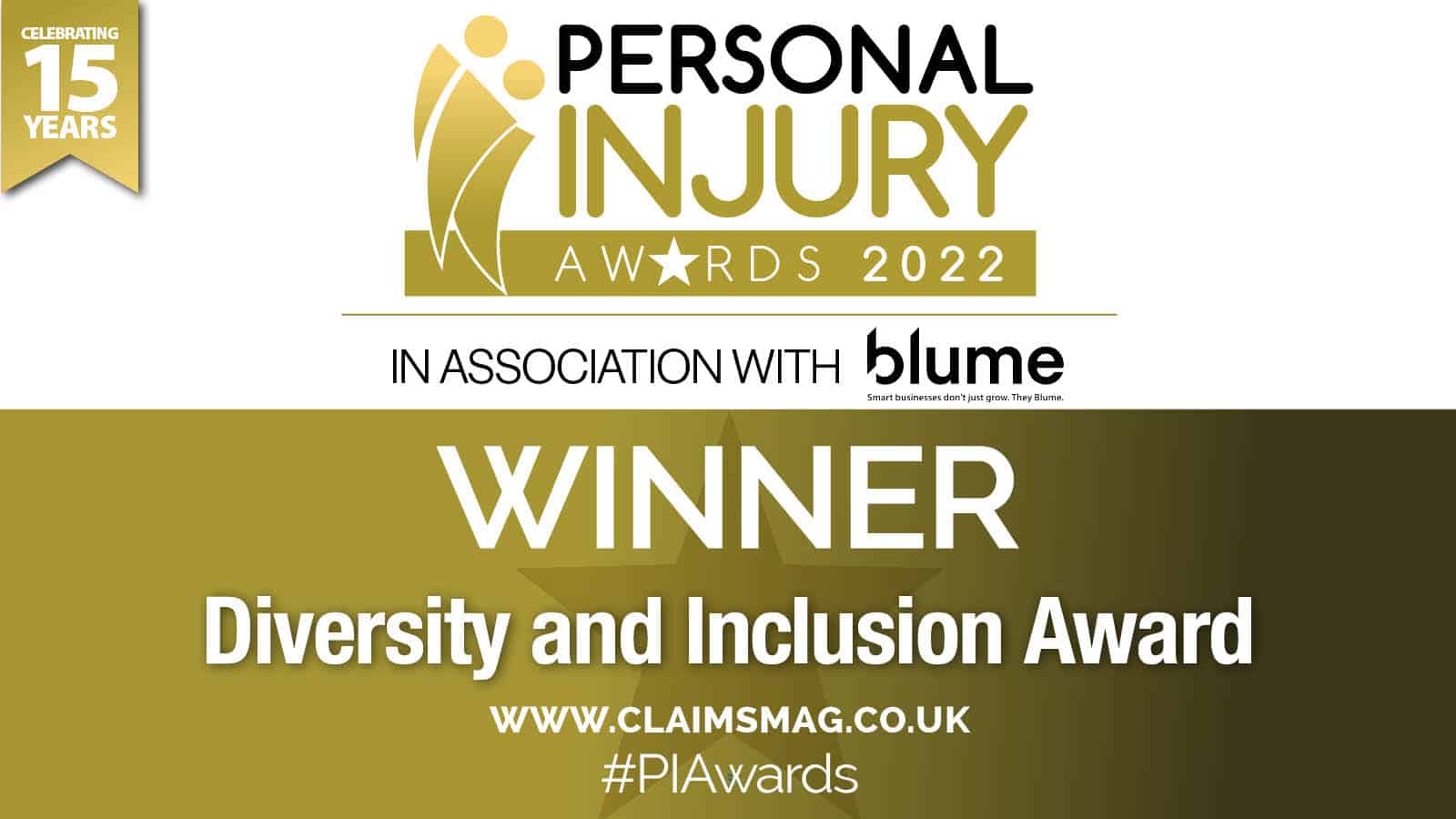 Parklane Plowden Chambers is the winner of the ‘Diversity and Inclusion Award’ at the Personal Injury Awards 2022