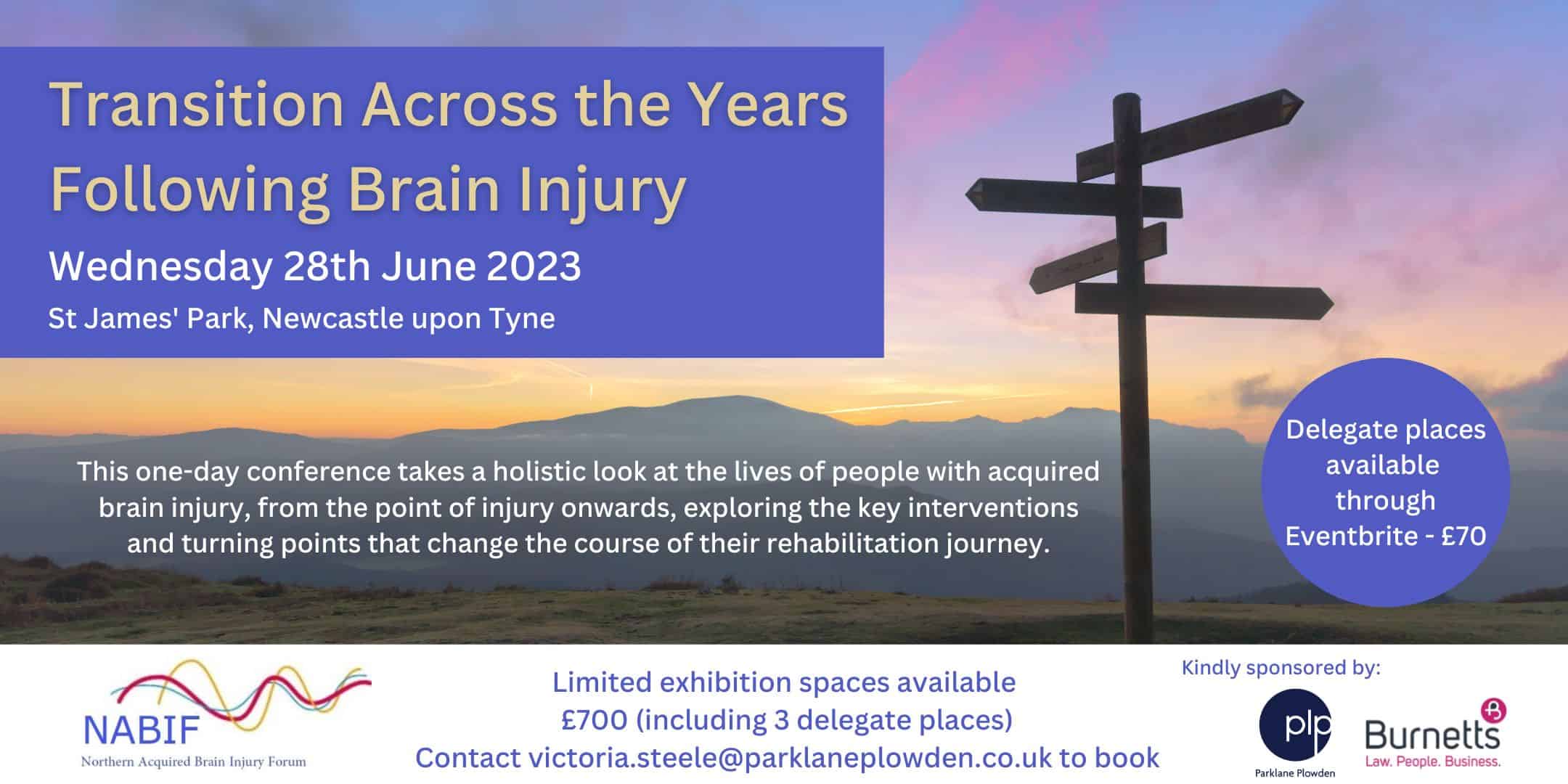 Parklane Plowden sponsor the Northern Acquired Brain Injury Forum Conference – 28th June 2023