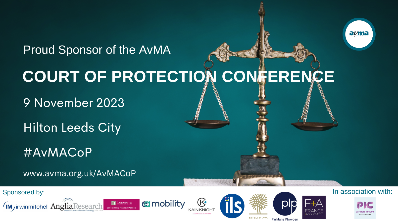 Parklane Plowden Sponsor the AvMA Court of Protection Conference